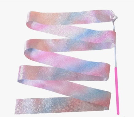 Glittery Dancing Ribbon/artistic Gymnastics Ballet Twirling Streamer
