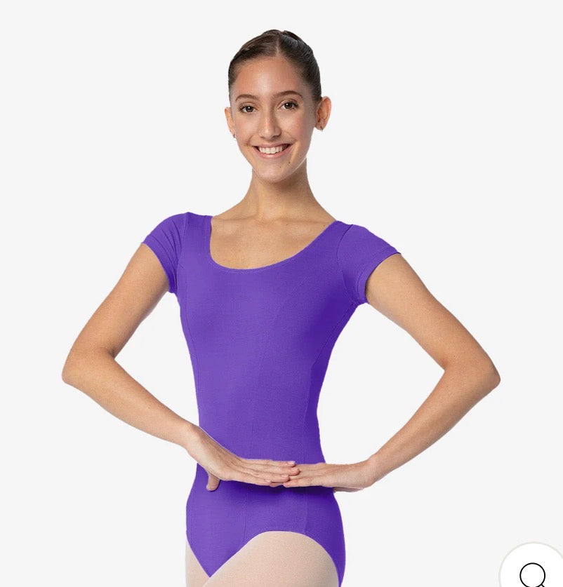 SoDanca Beatrice Adult Microfiber Classic Cap Sleeve Leotard