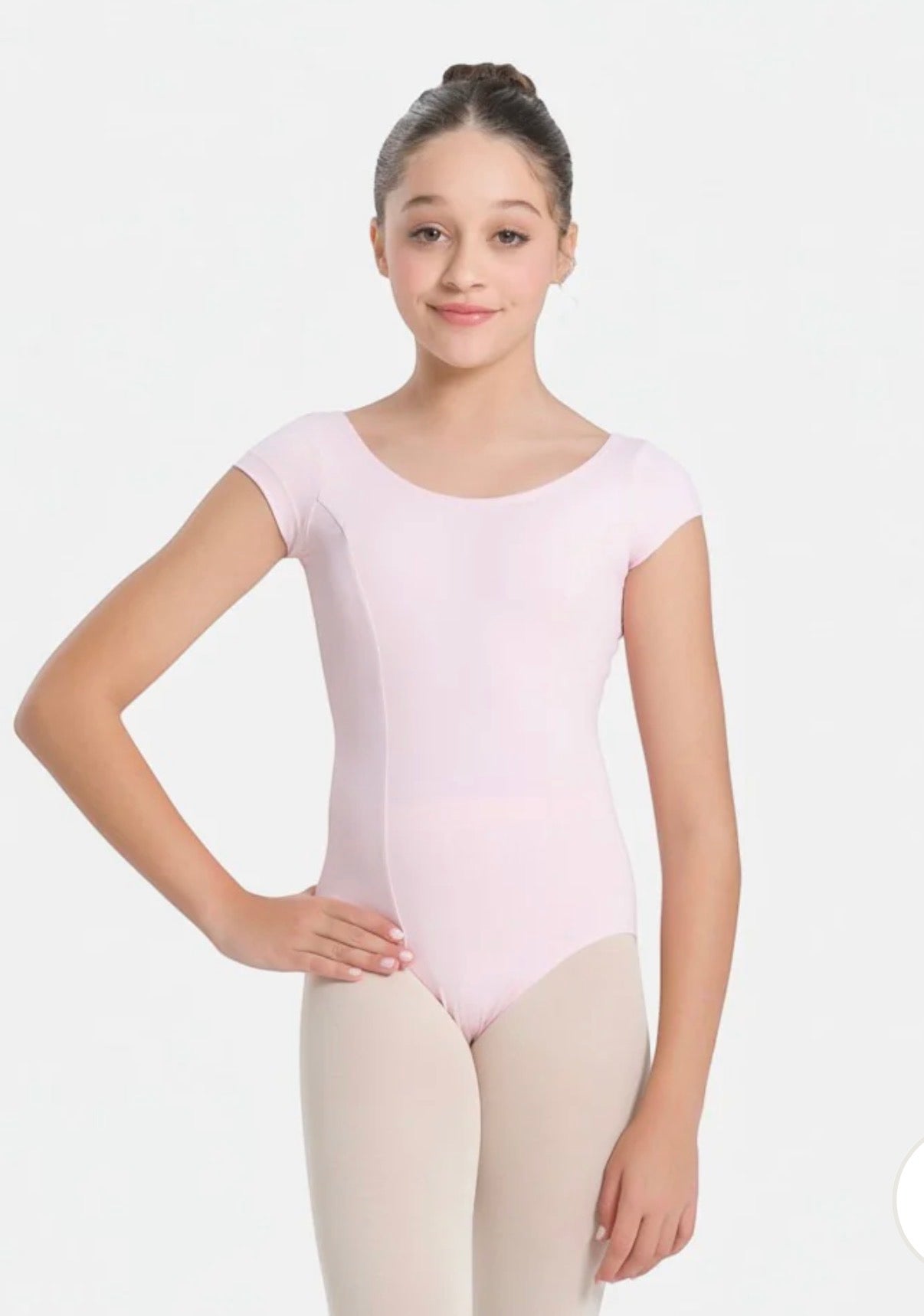SoDanca Trissie Child Cap Sleeve Classic Leotard With Rounded Neckline (Please Read Description Before Purchasing)