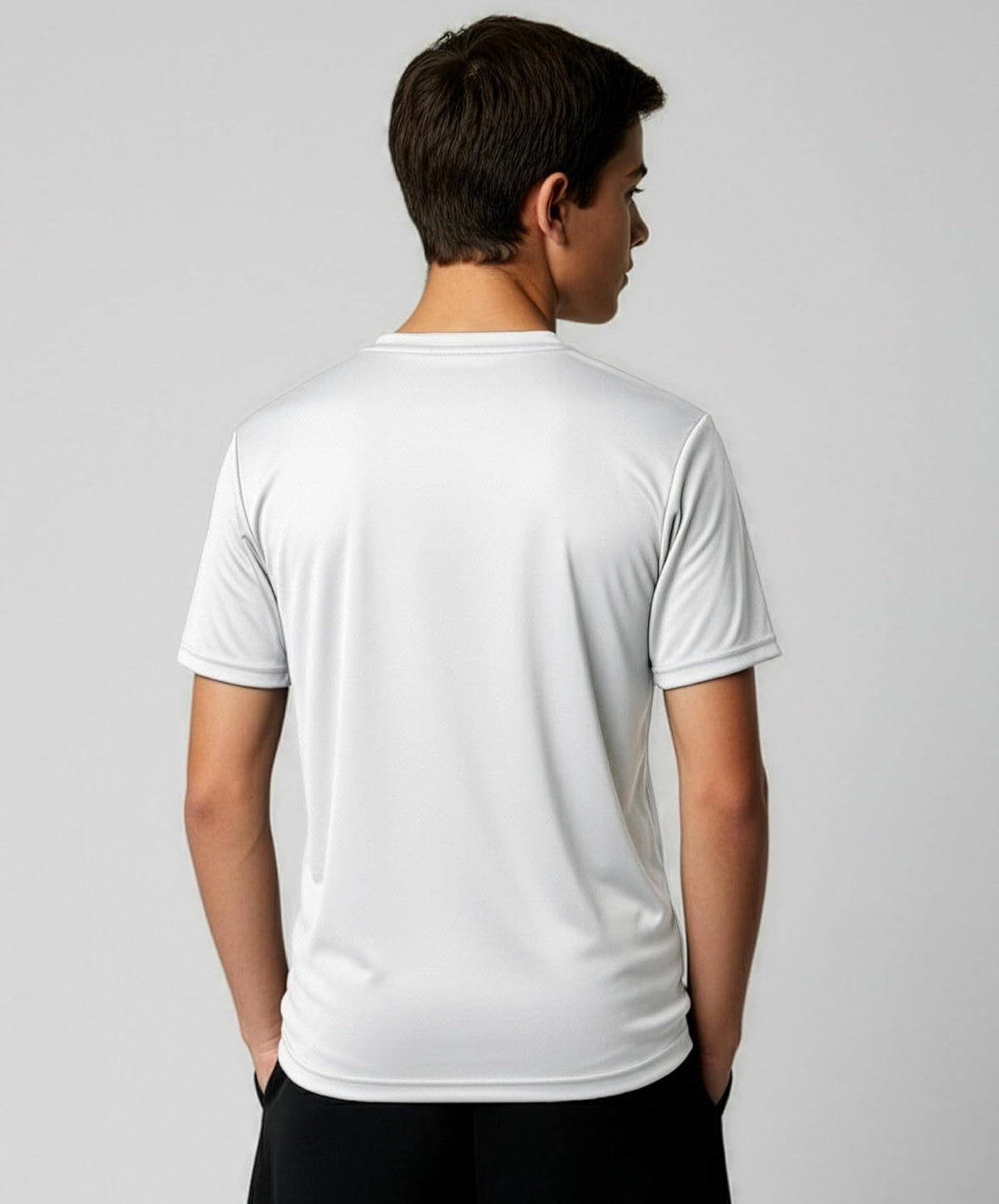 Unisex Children’s Wicking Crew Neck Short Sleeve Shirt