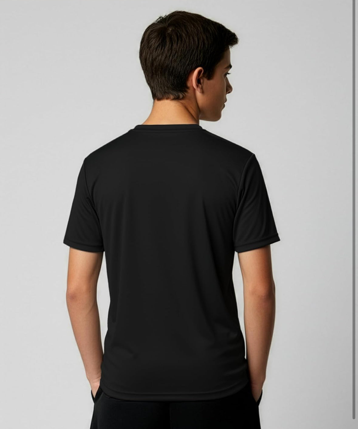 Unisex Children’s Wicking Crew Neck Short Sleeve Shirt