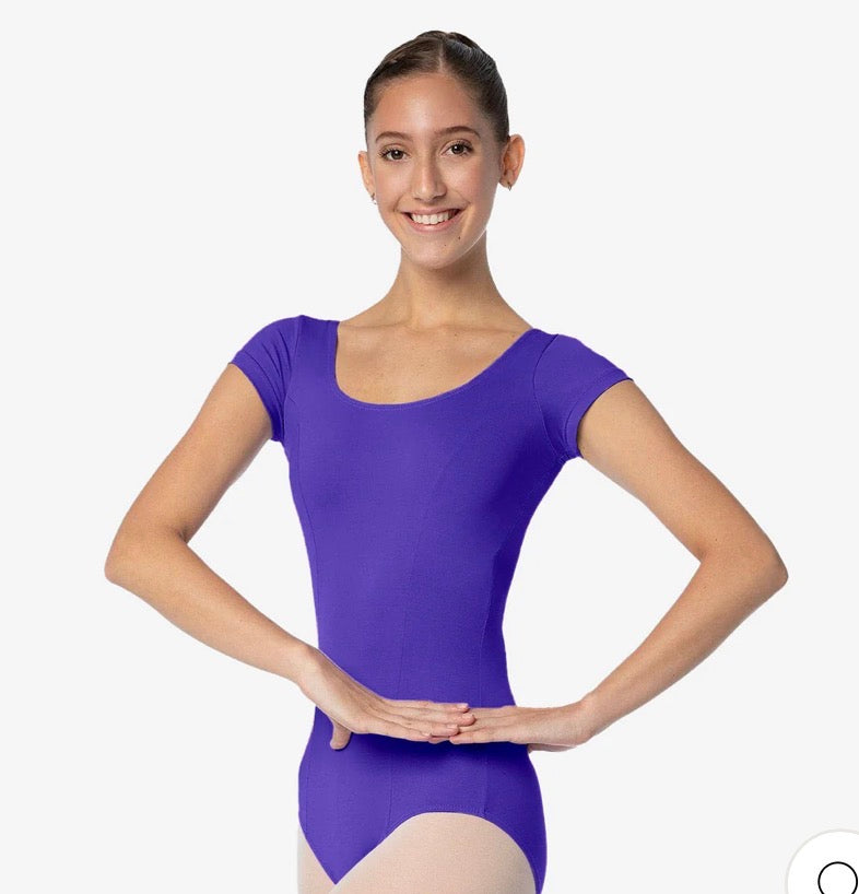 SoDanca Beatrice Adult Microfiber Classic Cap Sleeve Leotard