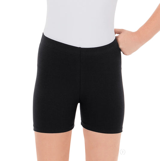 Eurotard Girls Cotton Lycra® Mid-Thigh Shorts