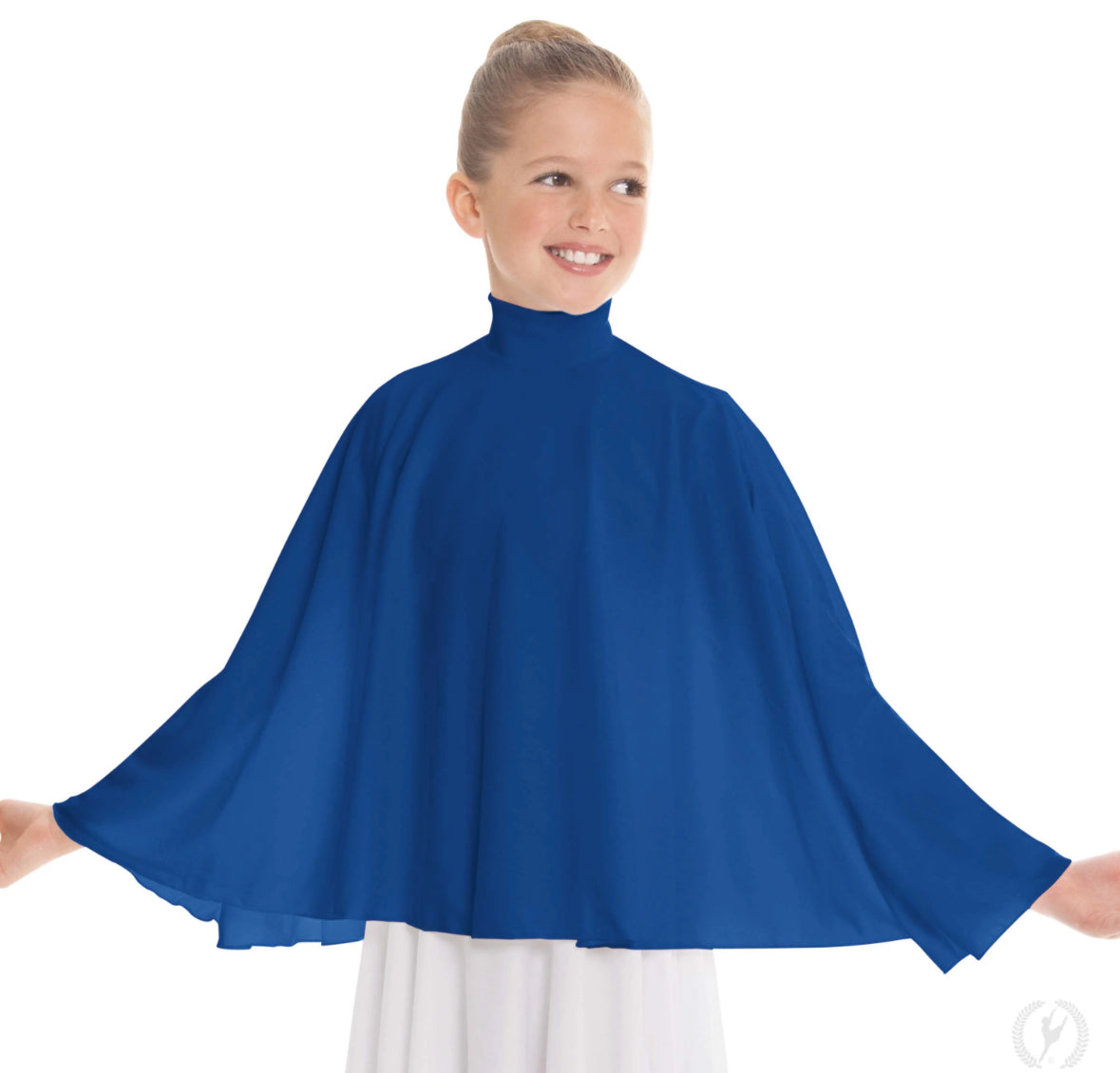Eurotard Children’s Polyester Mock Neck Praise Cape