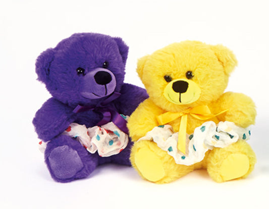 Dance Bear- Yellow and Purple