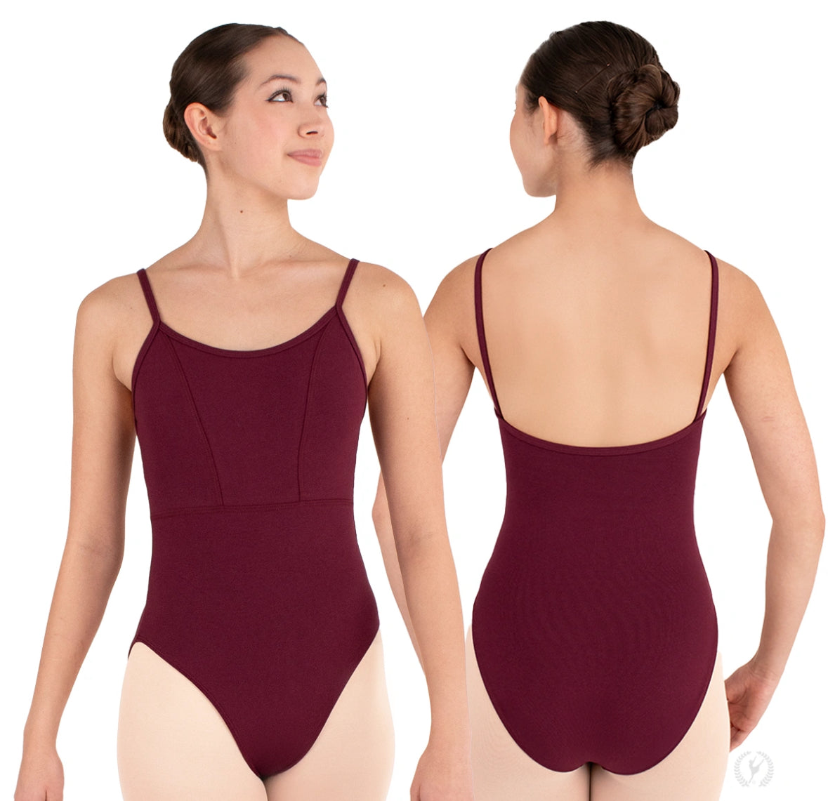 Eurotard Womens Cotton Lycra® Princess Seam to Empire Waist Camisole Leotard