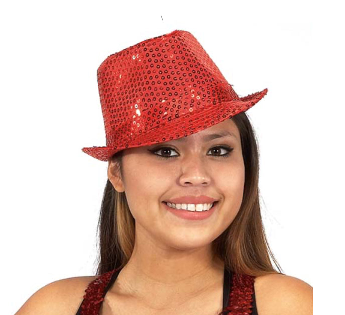 Dasha Designs Sequin Fedora
