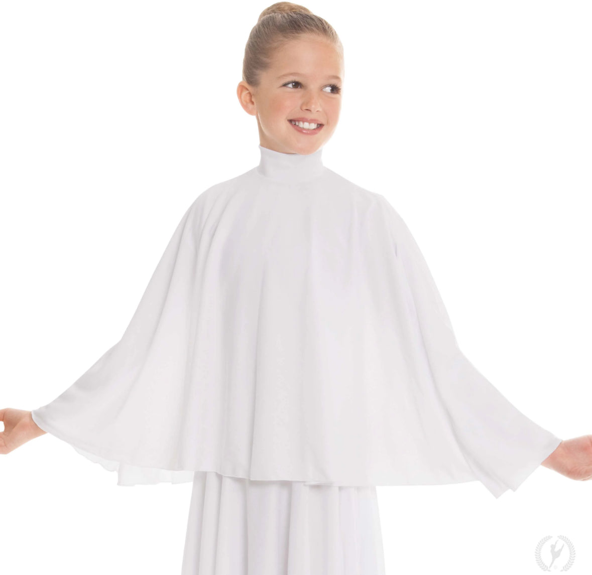 Eurotard Children’s Polyester Mock Neck Praise Cape