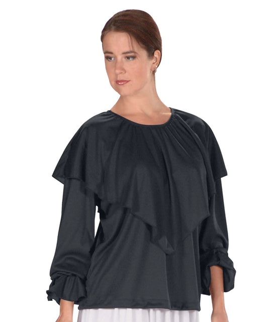 Eurotard Humble Servant Loose Fit Shawl Collar Praise Top