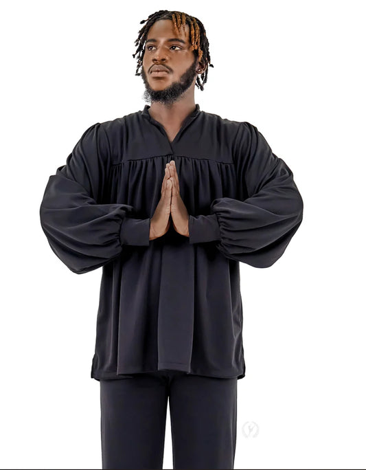 Eurotard Youth Unisex Humble Servant Polyester Open Collar Loose Fit Praise Top