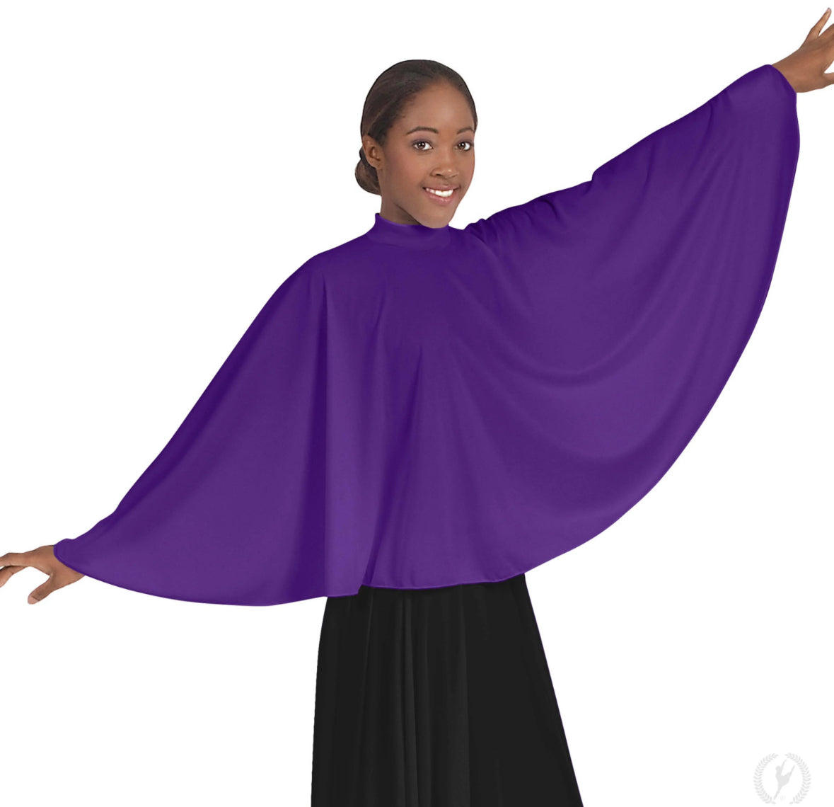 Eurotard Polyester Mock Neck Praise Cape