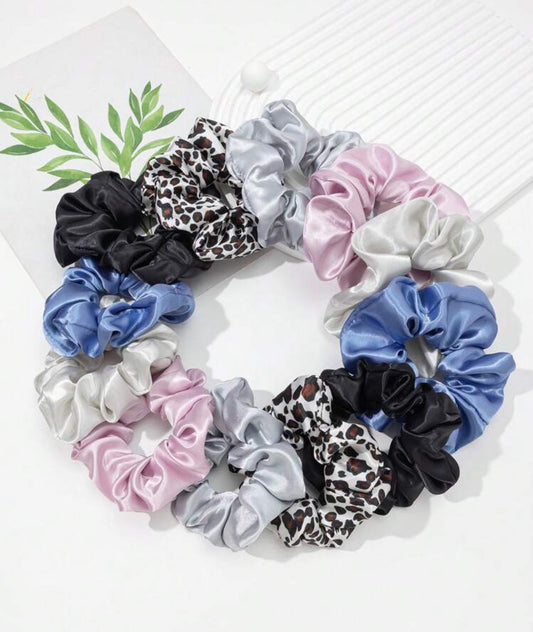 LuxeSilk Satin Scrunchies