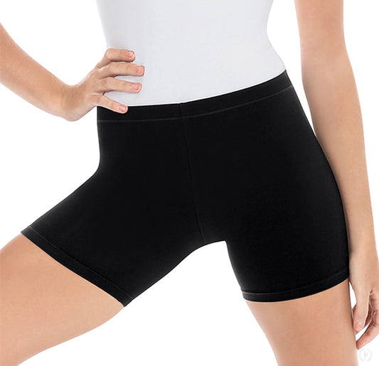 Eurotard Women’s Cotton Lycra Mid-Thigh Shorts