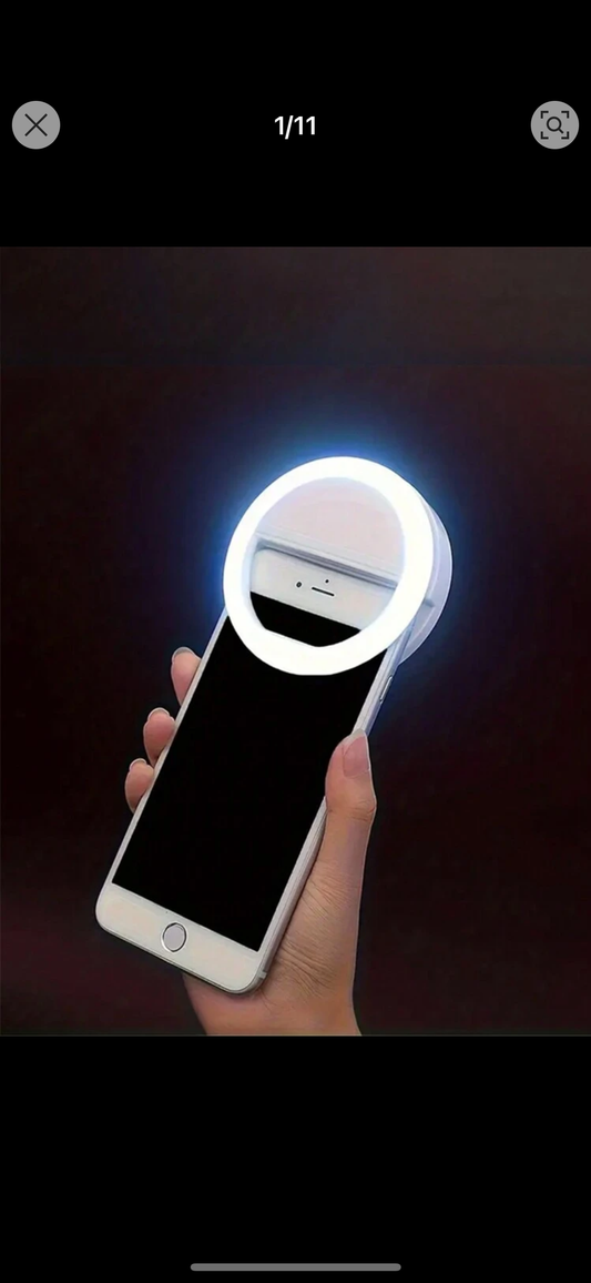 Portable Selfie Ring Light with USB Charging